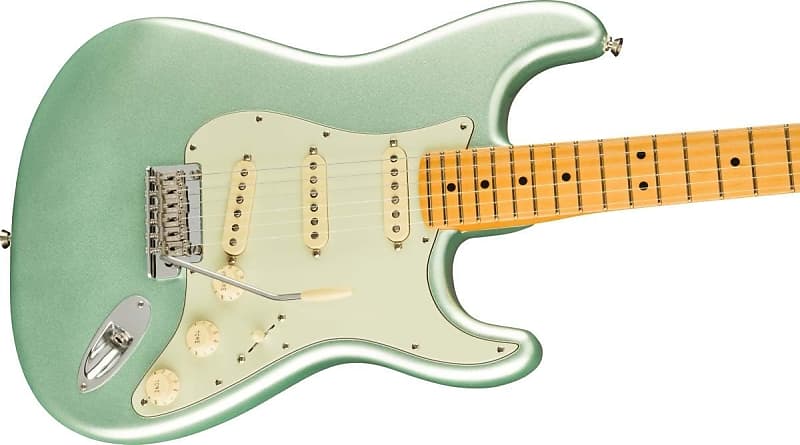 Fender 6 String Solid-Body Electric Guitar, Right, Surf Green (0113902718) image 1