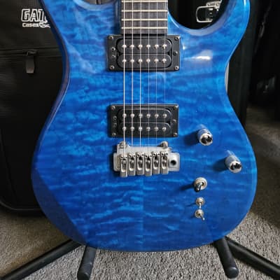 Carvin DC127 90's - Blue Quilted Maple image 1