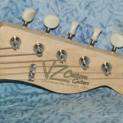 VZ Custom Guitars Trans Red Zebrawood Top T-Type w/Gig Bag image 5
