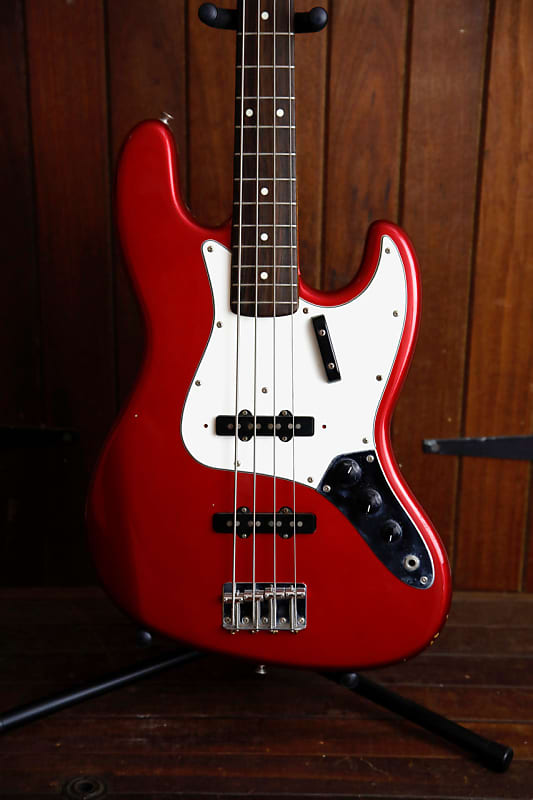 Fernandes J-Bass Candy Apple Red Pre-Owned image 1