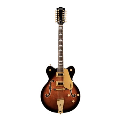 Gretsch G5422G-12 Electromatic Classic Hollow Body Double-Cut 12-String Guitar with Gold Hardware and Laurel Fingerboard (Right-Handed, Single Barrel Burst) image 1