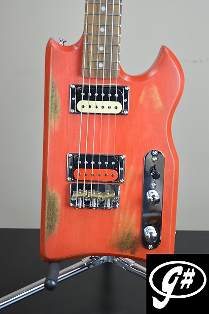 G-Sharp Guitars OZ-2 Frankencaster 2016 Transparent Red image 1