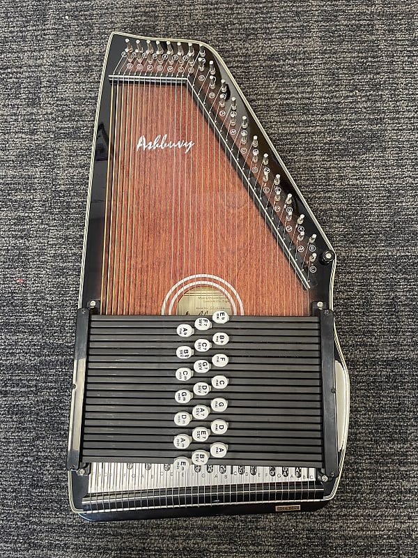 Ashbury 21 Bar Deluxe Autoharp with Case GR6304 Reverb