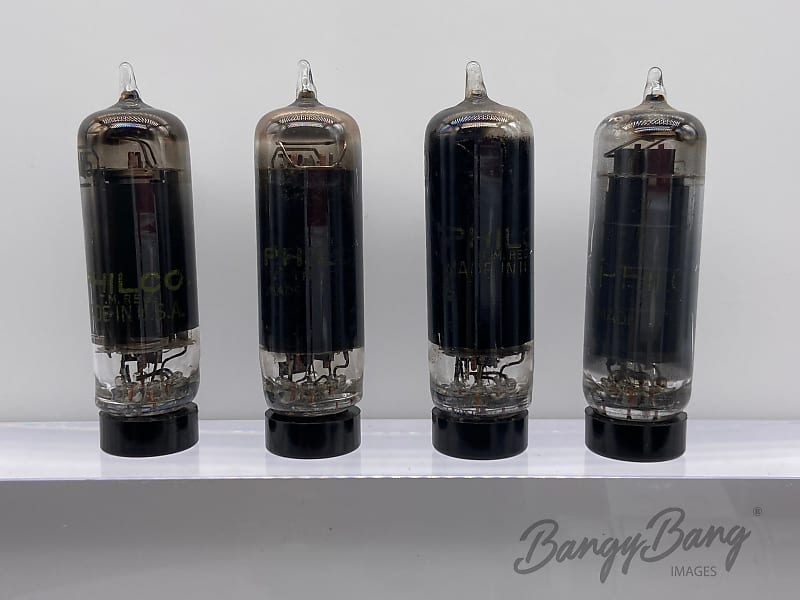 4 Vintage Philco 6AQ5/6005/6V6 Power Pentode Amplifier Audio Vacuum Tube  Valve - Bangybang.tube