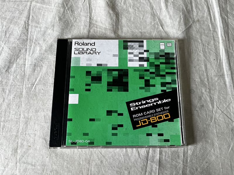 鍵盤楽器 Roland SL-JD80-04 Strings EnsembleJD-800 Roland SL-JD80-04 Strings Ensemble ROM CARD SET jd-990 jd