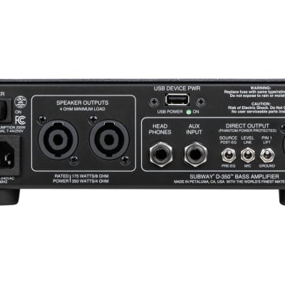 Mesa Boogie Subway D-350 Bass Amplifier *On Order, ETA April 2024 image 2