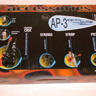 AP-3 Electric Guitar Gig Bag, Strings, & Strap Accessory Kit for 3/4 Size or 36', AP-3K image 9