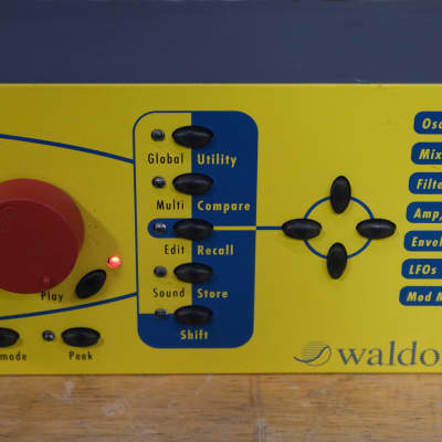 Waldorf Micro Q Rackmount Synthesizer 1999 - 2011 - Yellow image 4