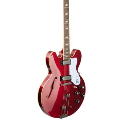 Epiphone Riviera Semi Hollow Archtop Sparkling Burgundy image 8