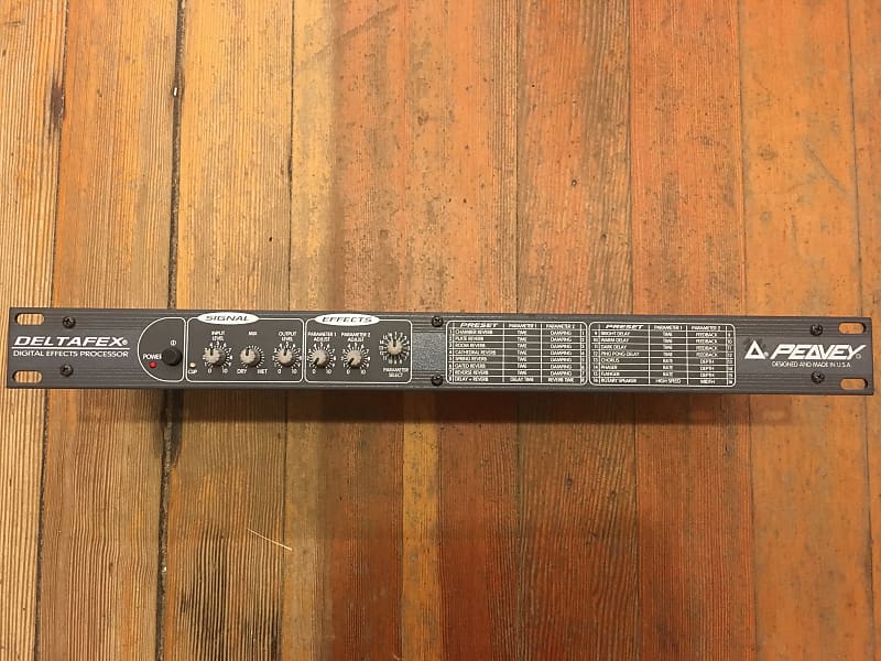 Peavey Delta FEX Digital Effects Processor, Rack Mount, Reverb