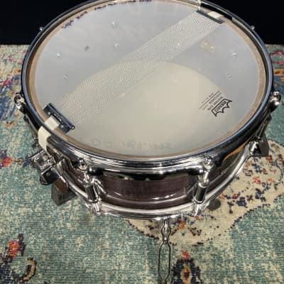 Russ McKinnon's, Tower of Power Remo 13x5.5" Custom Snare Drum 1980's - Purple Stain image 11