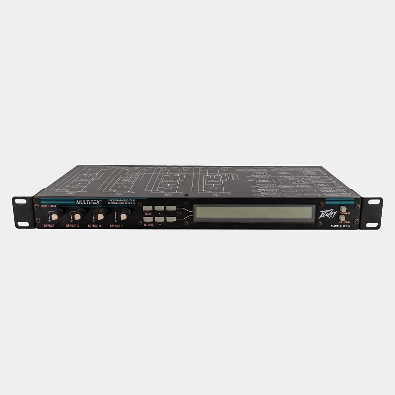 Peavey Multifex Effects Processor/19” 1U Rackmount Chassis Reverb
