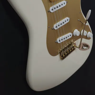 Custom Fender Stratocaster Gilmour Inspired Olympic White "#0001" with Gigbag image 3