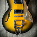 2009 Duesenberg Starplayer TV with tremelo in Sunburst finish. Comes with original hard shell case