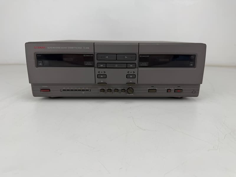 Luxman K-005 Auto Reverse Double Cassette Deck  			