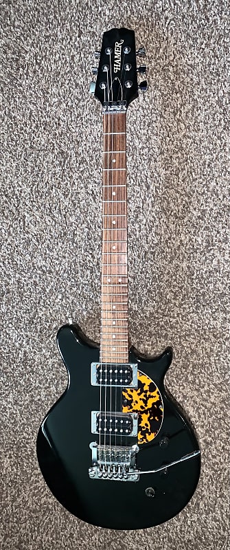 1996 Hamer eclipse electric guitar made in the usa kahler tremolo sperzel locking tuners Gibson pickups image 1