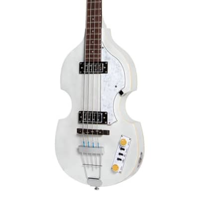 Hofner Violin Bass Pro Edition Pearl White HI-BB-PE-PW image 3