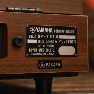 1970's Yamaha SY-1 Monophonic Analog Synth image 7