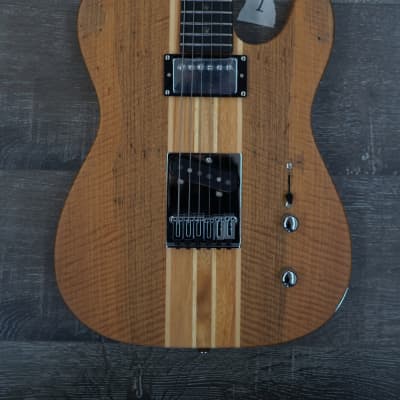 AIO TC1-H Electric Guitar - Natural Walnut *Humbucker Neck Pickup 002 image 2