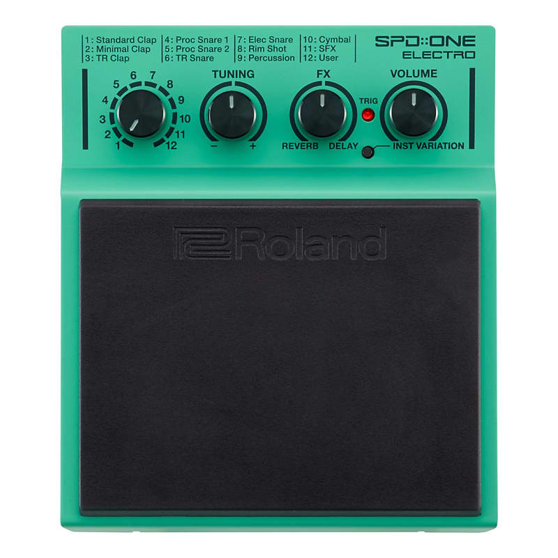Roland SPD-1E SPD:ONE Electro Percussion Pad - With Mounting Clamp image 1