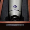 Neumann U87ai in wooden box with shockmount