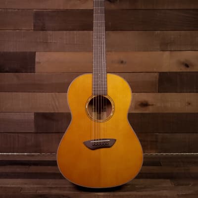 Yamaha CSF3M Parlor Guitar, Vintage Natural image 3