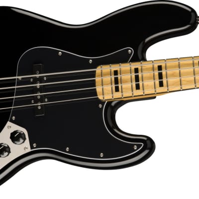 Squier Classic Vibe '70s Jazz Bass, Maple Fingerboard, Black image 4