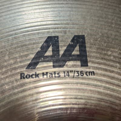 Sabian 14" AA Rock Hi-Hat Cymbals (Pair) 2002 - 2018 - Brilliant image 4