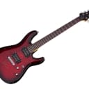 Schecter C-6 Plus Electric Guitar - Rosewood/See-Thru Cherry Burst - 447