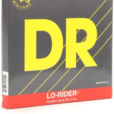 DR Strings MH5-45 Lo-Rider Stainless Steel Bass Guitar Strings - .045-.125 Medium image 1
