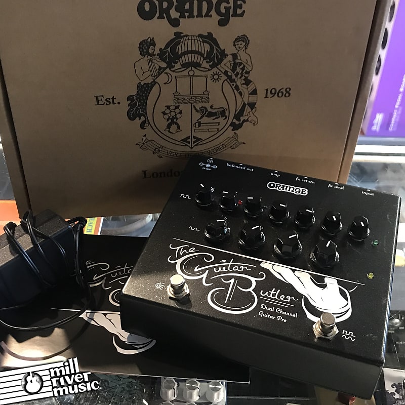 Orange Guitar Butler Dual Channel Guitar Pre /Box Used