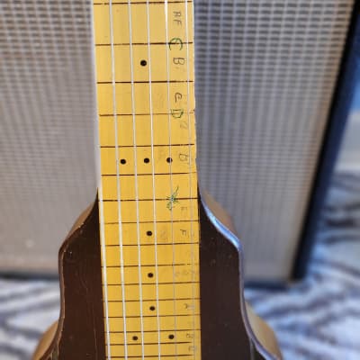 Harmony Lap Steel late 40s early 50s - brown/amber image 18