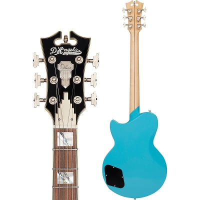 D'Angelico Deluxe Series Atlantic Brandon Niederauer Electric Guitar Sonic Blue image 4