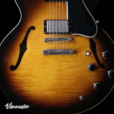 2002 Gibson ES-335 Dot Sunburst Nashville Made ES335 Semi Hollow Guitar image 3