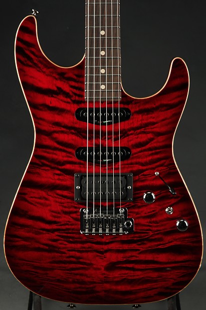 Tom Anderson Drop Top - Cajun Red To Dark Red Burst | Reverb Tom Anderson Drop Top - Cajun Red To Dark Red Burst | Reverb