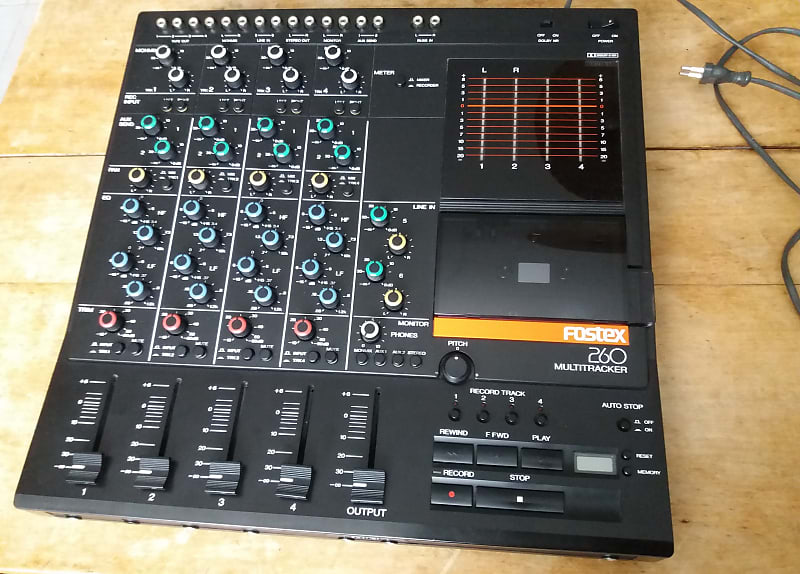 Fostex 260 Cassette 4-Track Recorder  			
