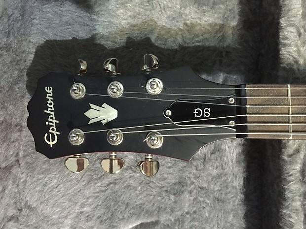 2014 Epiphone G-400 SG Pro Left Handed Cherry w/ Bigsby