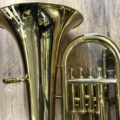 1982 King USA Legend Series 2280 Intermediate Model Gold Lacquered Bb Euphonium with Case & Mouthpiece image 7