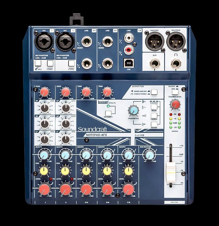Soundcraft Notepad-8FX - 8 Channel Mixer image 1