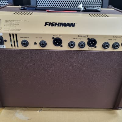 Fishman PRO-LBT-600 Loudbox Artist with Bluetooth 2-Channel 120-Watt 1x8" Acoustic Guitar Amp - Brown image 7