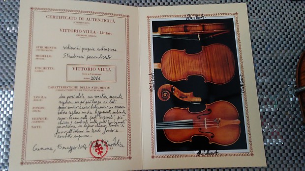 Vittorio villa shop violin for sale