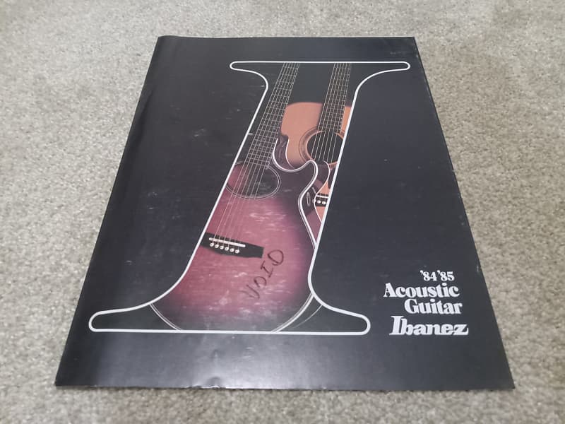 Vintage 1984/1985 Ibanez Acoustic Guitar Catalog! Rare, Reverb