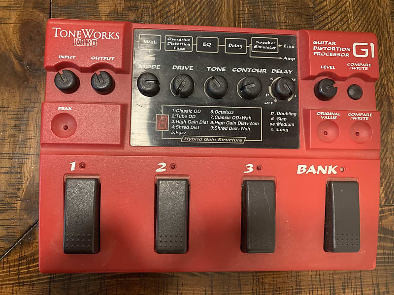 Korg ToneWorks G1 Multi Effects Processor Guitar Pedal