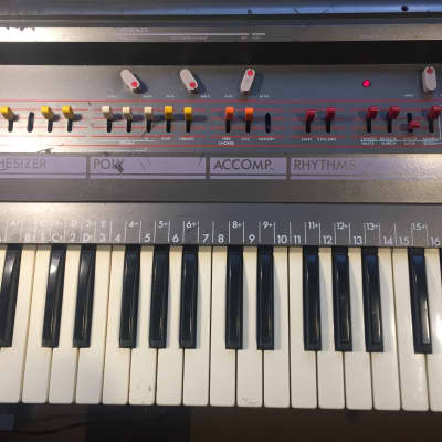 Antonelli Syntorgan 2445 Rare 80s Analog Mono Poly Organ Synth Rhythm Machine image 8