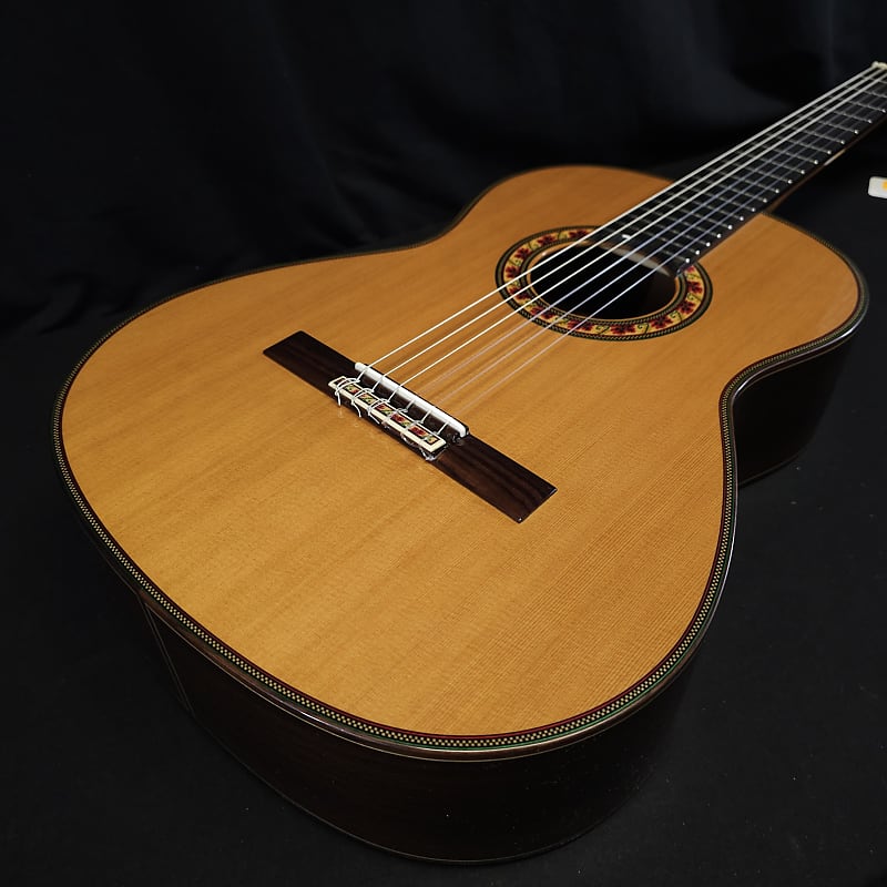 Jose Ramirez Cedar Guitarra del Tiempo Studio Classical Nylon String Guitar w/ Logo'd Hard Case image 1