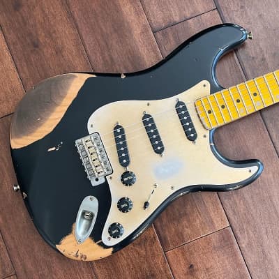 Bill Nash Nash Guitars Blackie S57 Black Strat Guitar with