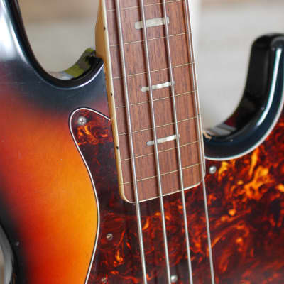 El Maya Electric Bass Fretless MIJ 1980 Sunburst Jazz Bass Vintage Japan image 3
