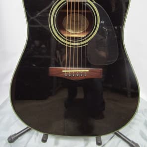 Fender DG-11E Acoustic/Electric Guitar, Black image 2