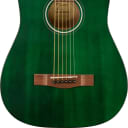 Fender FA-15 3/4 Size Steel String Acoustic with Gig Bag - Green