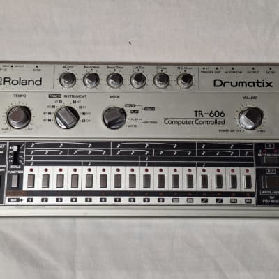 Roland TR-606 Drumatix 1980s - Silver